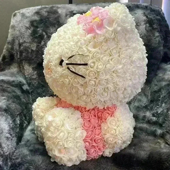 Hello Kitty Big Figure  Statue Flower Vintage Rare - Picture 5 of 16